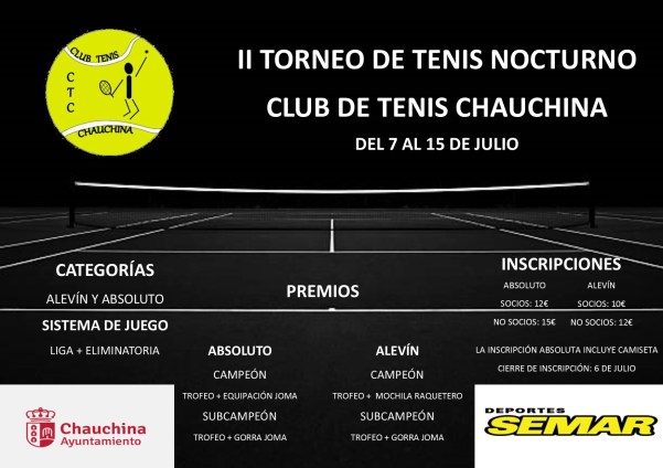 II TORNEO NOCTURNO TENISFFFF
